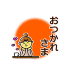 使いやすいかわいい女の子のスタンプ（個別スタンプ：10）