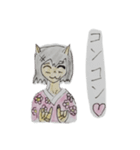 カワイイキャラクター（2A1班）（個別スタンプ：10）