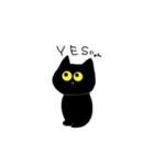 黒無にゃん（個別スタンプ：4）
