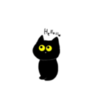 黒無にゃん（個別スタンプ：14）