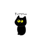 黒無にゃん（個別スタンプ：15）