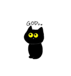 黒無にゃん（個別スタンプ：24）