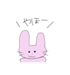 うさにゃんだょ（個別スタンプ：1）