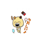 山口隆介の絵本のような動物スタンプ（個別スタンプ：1）