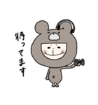 くまになりたいおっさん女子（個別スタンプ：11）