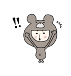 くまになりたいおっさん女子（個別スタンプ：14）