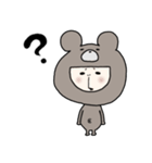 くまになりたいおっさん女子（個別スタンプ：15）