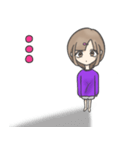 ゆるゆるラフスタイル女子（個別スタンプ：19）