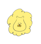 きいろのらいおんのスタンプ（個別スタンプ：2）