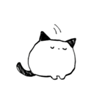 Round cat！（個別スタンプ：6）