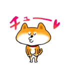 二足歩行の柴犬（個別スタンプ：22）