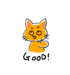 猫の気持ち2ゆるい日常会話（個別スタンプ：37）