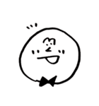 【まゆげM男と仲間達】（個別スタンプ：1）
