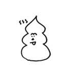 【まゆげM男と仲間達】（個別スタンプ：7）