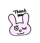 Usagi  English（個別スタンプ：7）