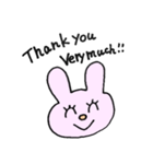 Usagi  English（個別スタンプ：8）