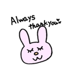Usagi  English（個別スタンプ：9）