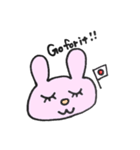 Usagi  English（個別スタンプ：12）