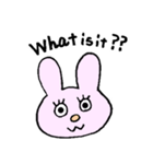 Usagi  English（個別スタンプ：28）