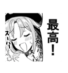 画材屋のお姉さん【日常会話漫画スタンプ】（個別スタンプ：1）