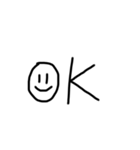 日常会話 英語 1（個別スタンプ：1）