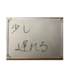 white board 2（個別スタンプ：1）