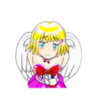 ぽじてぃぶ天使あとちゃん（個別スタンプ：9）