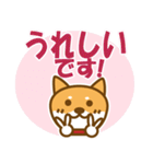 柴犬 敬語（個別スタンプ：13）