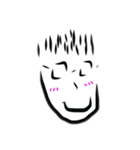 筆書きメガネくん（個別スタンプ：2）