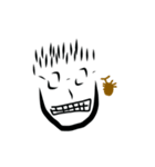 筆書きメガネくん（個別スタンプ：5）