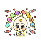 可愛い無敵くん（個別スタンプ：14）