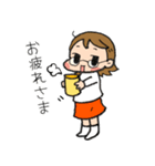 メガネ子さん（個別スタンプ：25）