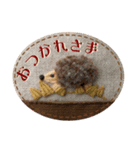 二村エミのイギリス刺繍モチーフ（個別スタンプ：6）