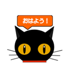 black cat tete 日常会話編（個別スタンプ：3）