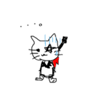 Rockな猫（個別スタンプ：3）