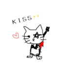 Rockな猫（個別スタンプ：9）