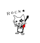 Rockな猫（個別スタンプ：15）