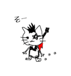 Rockな猫（個別スタンプ：24）