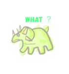 恐竜 数字（個別スタンプ：8）