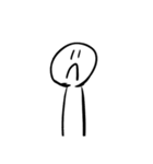 しろいすこしウザイやつ。（個別スタンプ：2）