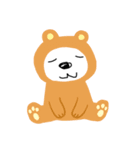 笑顔のないクマさん（個別スタンプ：6）