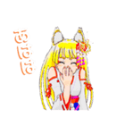 頑張る巫女お姉さん12（個別スタンプ：21）