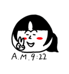 【まゆげM男と仲間達②】（個別スタンプ：3）