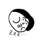 【まゆげM男と仲間達②】（個別スタンプ：4）