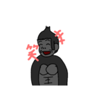 人間ぽいゴリラ（個別スタンプ：11）