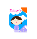 まめ＆らきおすたんぷ（個別スタンプ：5）
