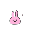 ぴんくうさちゃんすた（個別スタンプ：2）