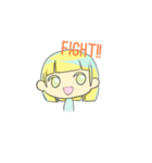 @Bobbed Hair Girl！（個別スタンプ：6）