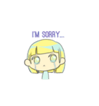 @Bobbed Hair Girl！（個別スタンプ：7）