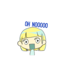 @Bobbed Hair Girl！（個別スタンプ：10）